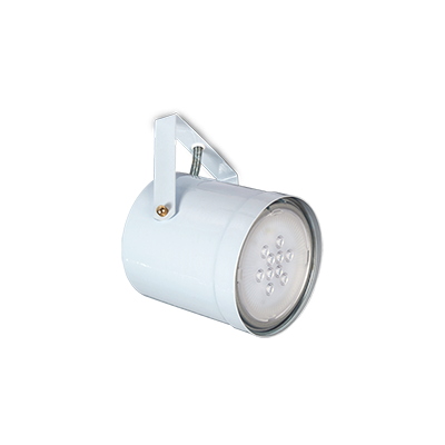 CILINDRO P/LAMP AR111, PAR30 O LED C/FLEJE EN U BLANCO CON ZOCALO