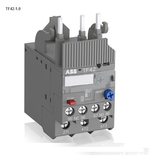 RELE TERM 0.74-1.00A P/AF9-AF38 RESET MANUAL Y AUTOMATICO 1NA+1NC   TF42/1.00