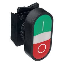 DOBLE PULSADOR ROJO/VERDE ILUMINABLE ARRANQUE/PARADA IP40 1NA+1NC COMPLETA   CSW-BD-11-3VF