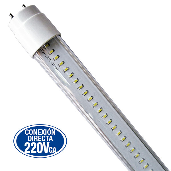 TUBO LED 25W APERTURA 180º 2300LM T8 G13  1500MM LUZ DIA FRIA 30000HS EQUIVALE A TUBO FLUOR 58W (CONEXION A 2 PUNTAS)