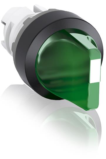 CABEZAL DE SELECTORA MODULAR VERDE 2 POSICIONES FIJAS 45º (B-C)   M2SS1-11G