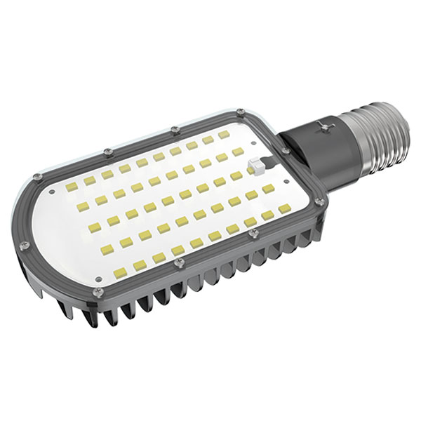 LAMP LED 40W E40 LUZ DIA C/BASE GIRATORIA 3600LM 25000HS APTO ARTEFACTO CERRADO