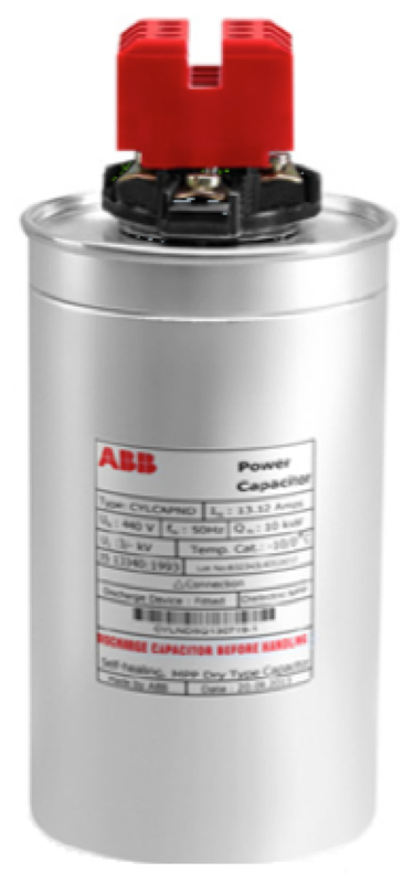 CAPACITOR TRIF REFORZADO 440V  6.3KVAR 400V 5KVAR QCAP  V44  QCAP6.3V44	