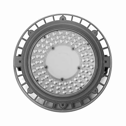 ARTEF LED PANTALLA GALPONERA 100W ALTA POTENCIA 100-240V 35.000HS LUZ FRIA 6500K-10500LM IP65 (CONEC. A TIERRA P/GARANTIA)