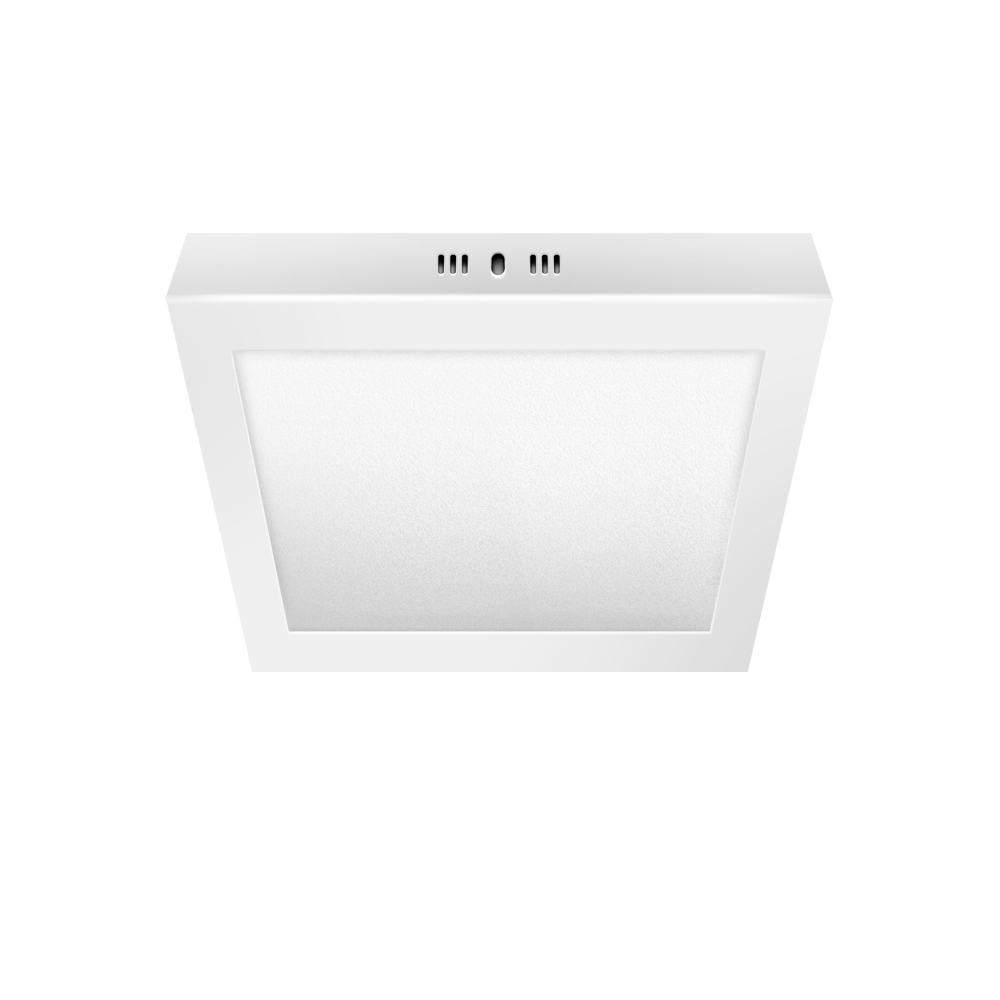 PLAFON LED CUADRADO 18W 220-240V 25.000HS LUZ CALIDA 3000K-1530LM 220X40mm