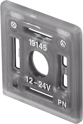 JUNTA LUMINOSA MC-LD-12-24DC / P/ BOBINAS MSF1G-MSF1W / 12-24VDC - CONECTOR 550067 - FORMA A IP65 