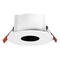 (DISCONT) LUMINARIA FIJA REDONDA EMBUTIR VACIA FUNDICION DE ALUMINIO DIAMETRO INTERNO 85mm DIAMETRO EXTERNO 85mm BLANCO (INCLUYE ZOCALO GU10)   TAMUS-R