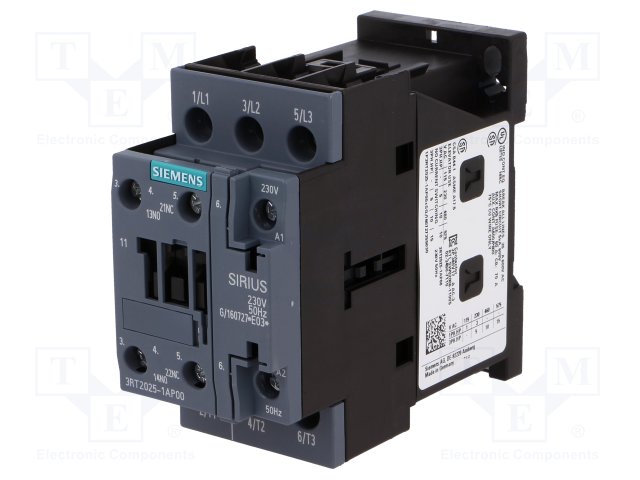 CONTACTOR 17A 7.5KW BOB 24VCA C/AUX 1NA + 1NC S0 (*EP)