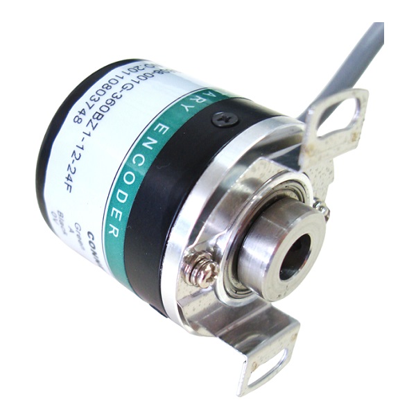 ENCODER IHC3808-360-BZ1-12-24-F   EJE HUECO 8MM   360PPV 4500RPM ALIM 12-24VDC  SAL SEÑAL 2 FASES Y SEÑAL DE ORIGEN