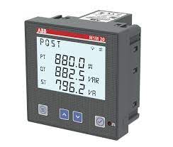 PANEL MULTIVARIABLE 96x96 DISPLAY LCD - VARIABLES ELECTRICAS, POTENCIAS, ENERGIA ACTIVA REACTIVA APARENTE - CUENTA HORAS - SIN COMUNICACION - ALIM: 100-230VAC/DC    M1M 20