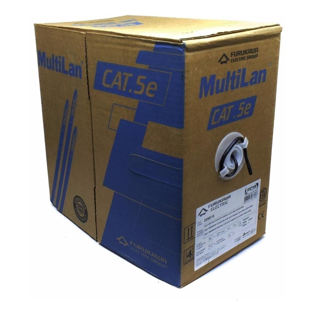 (H.A.S.) CABLE UTP CAT5E EXTERIOR NEGRO X 305MT (23200110)