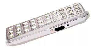 (CONSULTAR) LUZ EMERGENCIA 30 LEDS 150LM BATERIA DE LITIO