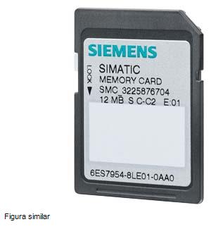 MEMORY CARD PARA S7-1X00 CPU/SINAMICS, 3,3 V FLASH, 12 MBYTE   (EX 6ES7954-8LE03-0AA0)