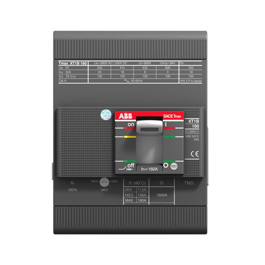 INT AUT TMAX REG 4X 70 - 100A ICU=36KA ICS 100% ICU= @ 380VCA XT1N 160 TMD 100-1000 4p F F