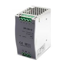 FUENTE DE ALIMENTACION RIEL DIN POWERSWITCH 12V 10A GABINETE METALICO IP20