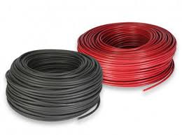 (CONSULTAR) CABLE SOLAR UNIPOLAR CU 1x 4mm2 COBRE ESTAÑADO AISLACION HFFR TERMOFIJO 1500 Vcc - 90oC - ROJO  UNE-EN 50618 - EN 60332-1-2 - EN 61034-2 - EN 50525-1