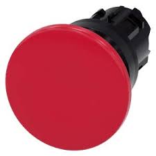 PULSADOR HONGO ACT Ø40MM PLAST SIN CONTACTOS IP69K ROJO SIN RETENCION (*EP)