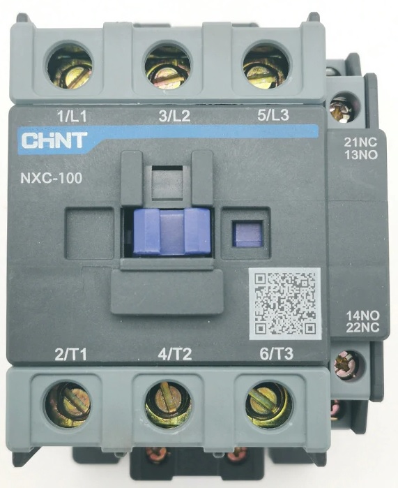 CONTACTOR 100A BOB 220VCA C/AUX 1NA + 1NC NXC-100