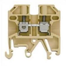 BORNE DE PASO SAK  2.5MM EN PA BEIGE 800V / 24A IEC/VDE SECCION 0.5-2.5mm2 DIMENSIONES 6x42x42.5mm