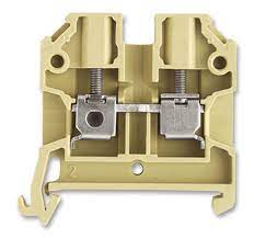 BORNE DE PASO SAK  4MM EN PA BEIGE 800V / 32A IEC/VDE SECCION 0.5-4mm2 DIMENSIONES 6.5x42x47.5mm       C012836.010A