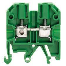 BORNE DE PASO SAK  4MM EN PA VERDE/AMARILLO 800V / 32A IEC/VDE SECCION 0.5-4mm2 DIMENSIONES 6.5x42x47.5mm          C906068.6000