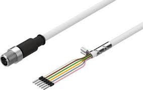 (REVISAR PRECIO) CABLE DE MOTOR NEBM-M23G8-E-5-Q9N-LE8-1 / RECTO / CONEZ IZQ. 8 PINES / DER. EXT ABIERTO 8 HILOS / LONG 5M