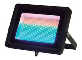 PROY LED RGB 100W ULTRA DELGADO INYEC ALUM IP65 220VCA (110~277VCA) 50000HS