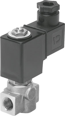 VALVULA VZWD-L-M22C-M-G14-50-V-1P4-5-R1 / 2/2 NC / CONEX NEU G1/4 / JUNTA FPM - ACERO INOX / TENSION 24 VDC - PRES MAX 5 BAR