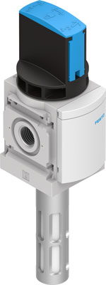 VALVULA DE CIERRE MS6-EM1-1/2-S / 3/2 BIEST / CONEX NEU G1/2 / CAUDAL NOM 8700L/MIN / C/ SILENCIADOR