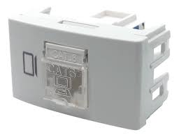 MOD TOMA COMP.  RJ45 CAT 5E BLANCO.