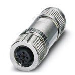 CONECTOR P/ BUS, PROFIBUS DP (12 MBIT/S), 2 POLOS, APANTALLADO, HEMBRA RECTO M12     SACC-M12FSB-2PL SH PB