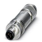 CONECTOR P/ BUS, PROFIBUS DP (12 MBIT/S), 2 POLOS, APANTALLADO, MACHO RECTO M12     SACC-M12MSB-2PL SH PB