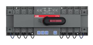 Conmutadora motorizada +  ATS (transferencia automática, parámetros regulables) OTM125F3C21D400C, 3x 125A