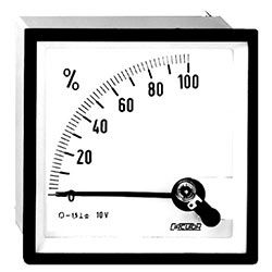 INDIC. DE PROCESO BC72  NO NECESITA ALIM. AUX. CAJA DIN 72MM CLASE 1,5 MEDIDA EN C.C. de 0-10V, ESC. INTERC.