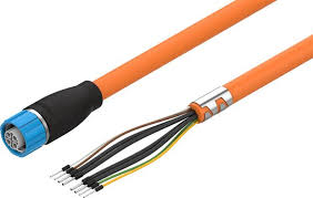 (REVISAR PRECIO) CABLE DE MOTOR NEBM-M23G8-E-10-Q9N-LE8 / ZOC. RECTO M23 - CONEX. IZQ 8 PINES /  DER. EXT ABIERTO - 8 PINES / LONG 10M