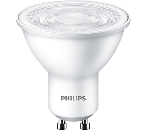 (CONSULTAR) LAMP DICRO LED 3.8W (=50W) GU10 6500K LUZ DIA 370LM 10000HS LEDspotGU10EcoHome 50W 865 36D HV 1CT/20