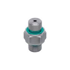 ADAPTADOR G 1/4 - G 1/4   C/  ANILLO SELLANTE FKM - CUERPO AC. INOX.