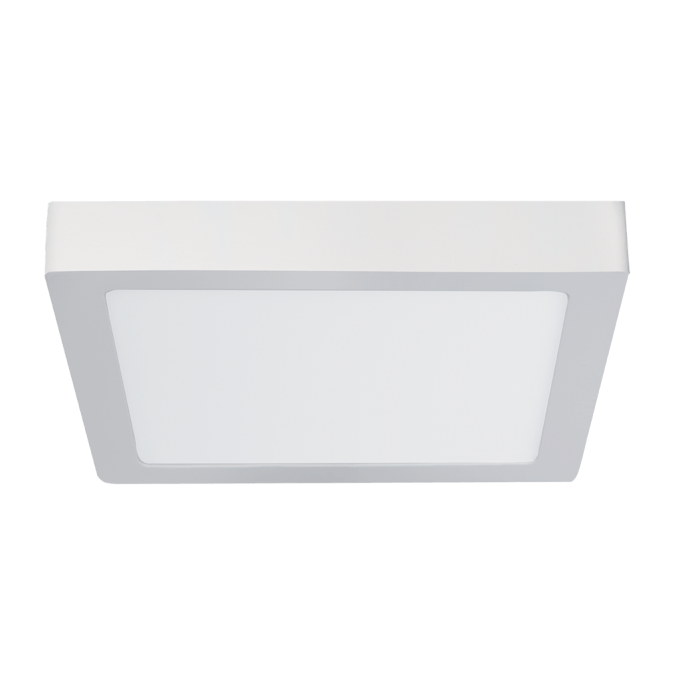 PLAFON LED 12W CUADRADO BLANCO LUZ CALIDA 170X170MM