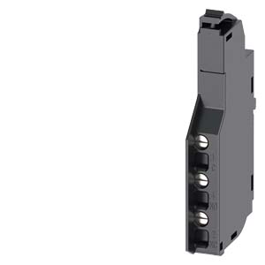 Interruptor auxiliar contactos conmutados tipo HQ (7 mm) 1CO, 6A  p/  3VA1/2 - Accesorio para: 3VA1 y 3VA20 a 3VA25