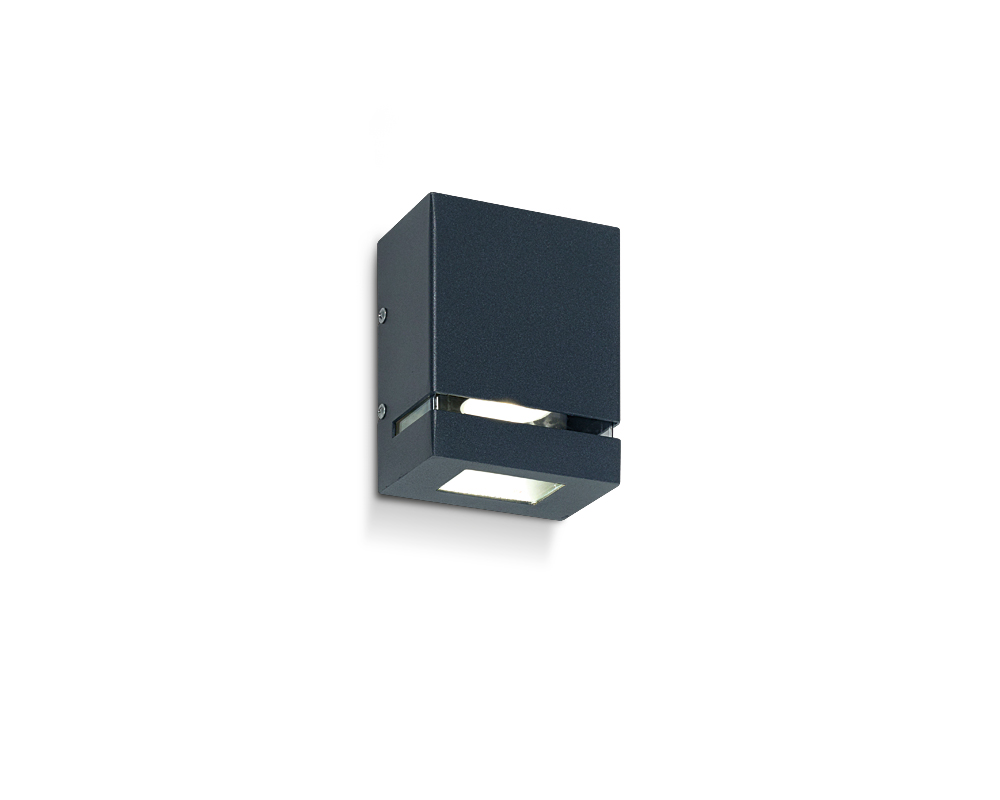 APLIQUE 1X50W GU10 UNIDIRECCIONAL IP55 ALUMINIO NEGRO