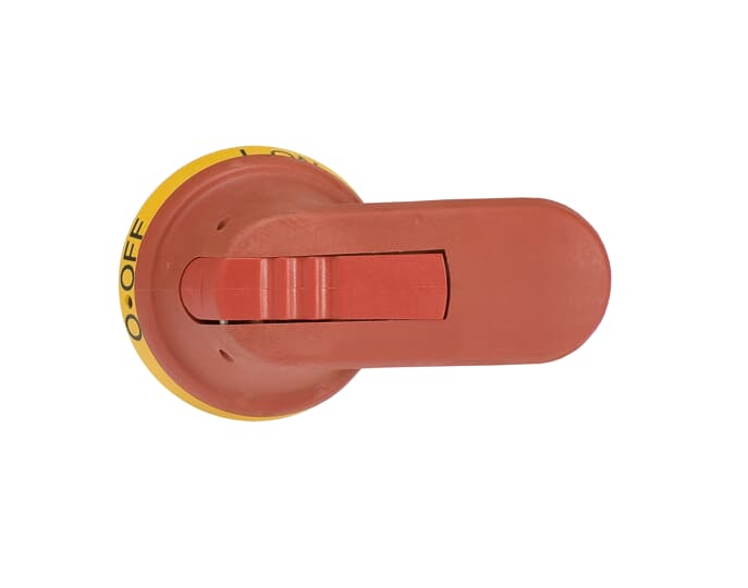 MANIJA AMARILLA Y ROJA IP65 T/PISTOLA 80MM C/BLOQ CANDADO Y PUERTA P/OT160EV...250   OHY80J6