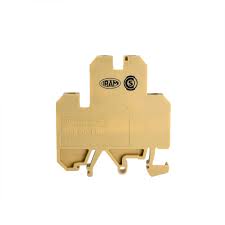 BORNE DE PASO SAK DK4QV DOBLE BEIGE 500V / 2x32A IEC/VDE SECCION 1.5-4mm2.   C/ AMBOS PASOS INTERCONECTADOS         C059026.010A