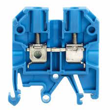 BORNE DE PASO SAK  6MM EN PA AZUL 800V / 41A IEC/VDE SECCION 0.5-6mm2 DIMENSIONES 8x42x47.5mm