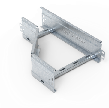 REDUCCION IZQUIERDA ESCALERA SMARTTRAY DE 300 A 150mm ALA 90 #18 GALVANIZADA EN CALIENTE