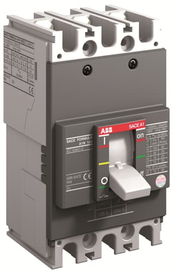 INT AUT EN CAJA MOLDEADA 3X 125A ICS 50% ICU= @ 380VCA TMF - TERMICO Y MAGNETICO FIJO   A1B 125 TMF 125-1250 3p F F