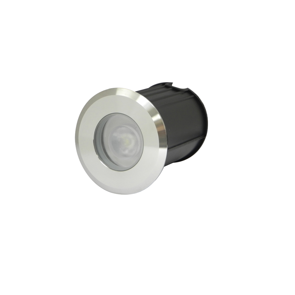 EMPOTRABLE LED PISO 1W 4000K 64LM ACERO