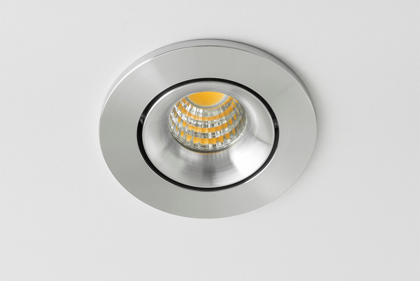 EMB  LED REDONDO ALUMINIO  3W CALIDO   φ52*35MM  AGUJ Φ45MM