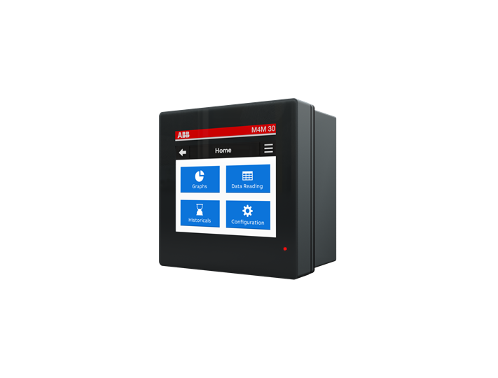 M4M 20 MODBUS    Analizador de Red - 4 Cuadrantes - Clase 0,5s - THD - Display LCD - 2DO Prog - Alarmas - Modbus RTU RS485  - Alim : 48..240VAC/DC