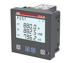 Panel Multivariable 96x96 display LCD - Variables Electricas, Potencias, Energia Activa Reactiva Aparente - Contador de Horas - MODBUS TCP/IP -, Alim : 100-230VAC/DC       M1M 20 ETHERNET
