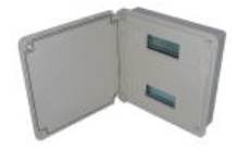 CAJA DE PASO C/RIEL 24 DIN IP65 BEIGE 320 X 320 X 97MM